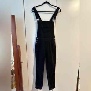 KanCan Women's Black Jeans Overalls